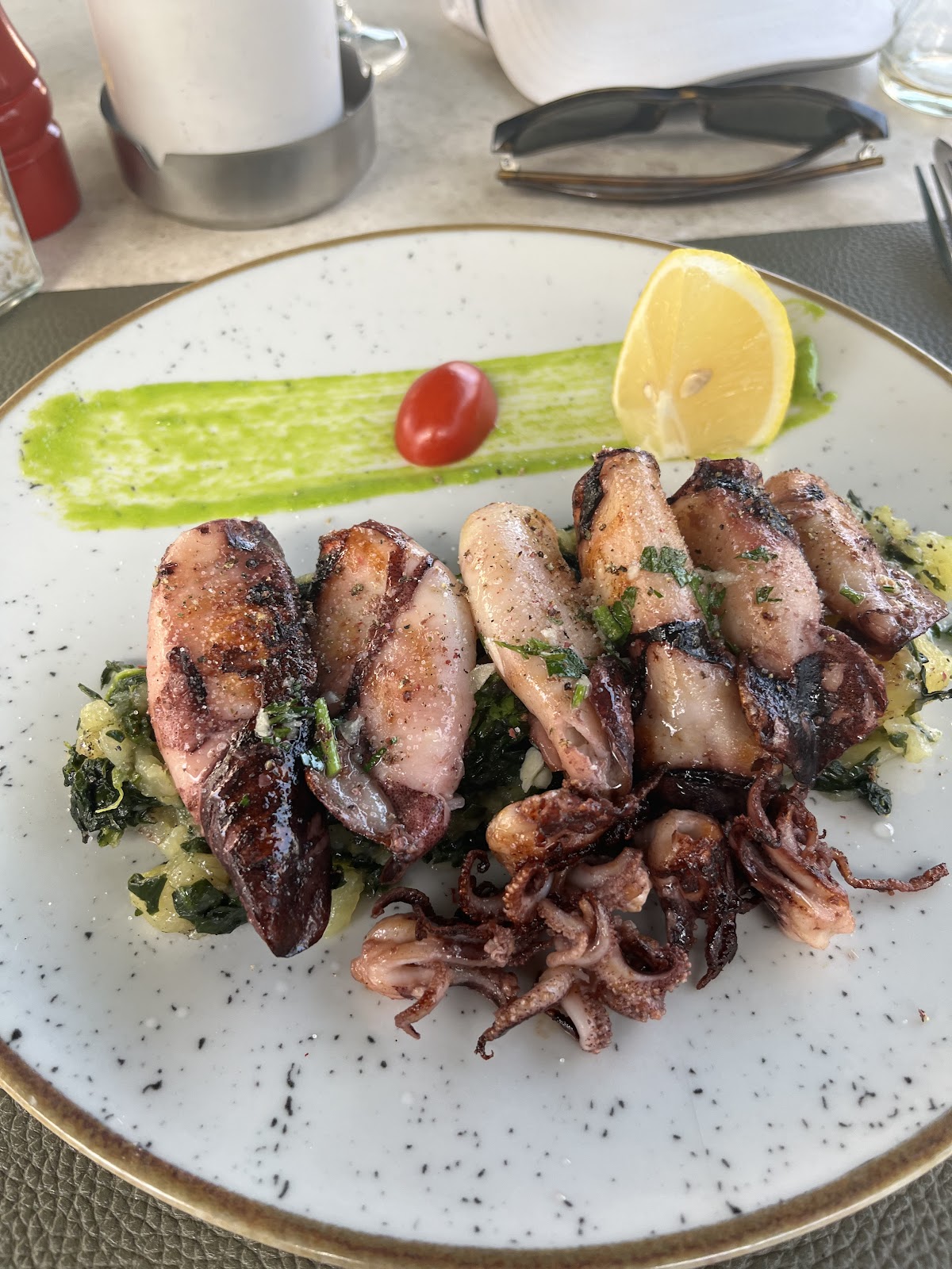 Plated dish